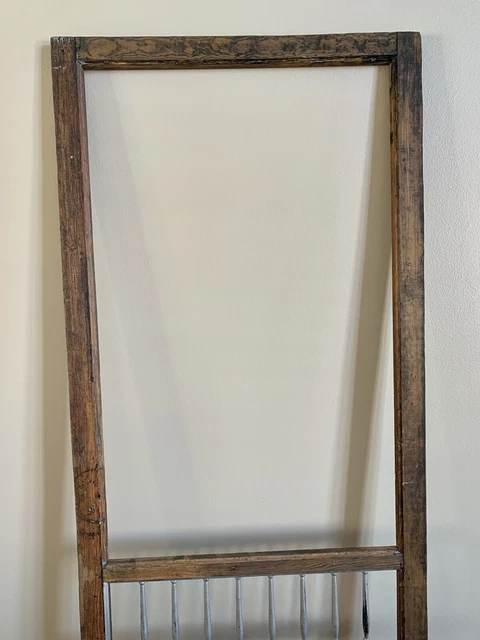 Antique/Vintage Primitive Country Farmhouse Wood Screen Door 2