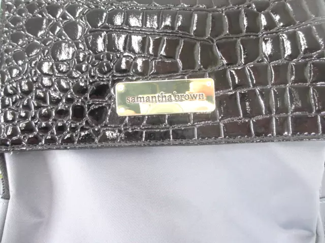 Samantha Brown Lightweight Organizer Crossbody Bag Purse 2