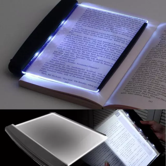 Book Lovers Reading Lamp Light LED Panel Night Wireless Flat Plate Eyes Light