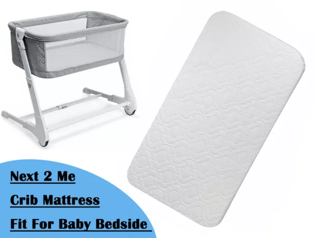Baby Crib Mattress fit for Chicco Next 2 Me beside Crib Mattress 83 x 50 x 5cm