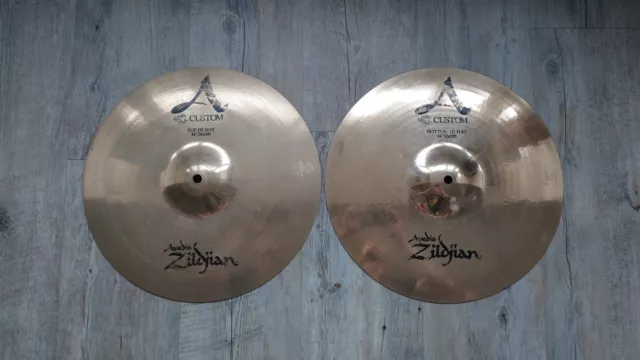 Zildjian A Custom 14" Hihat Cymbals