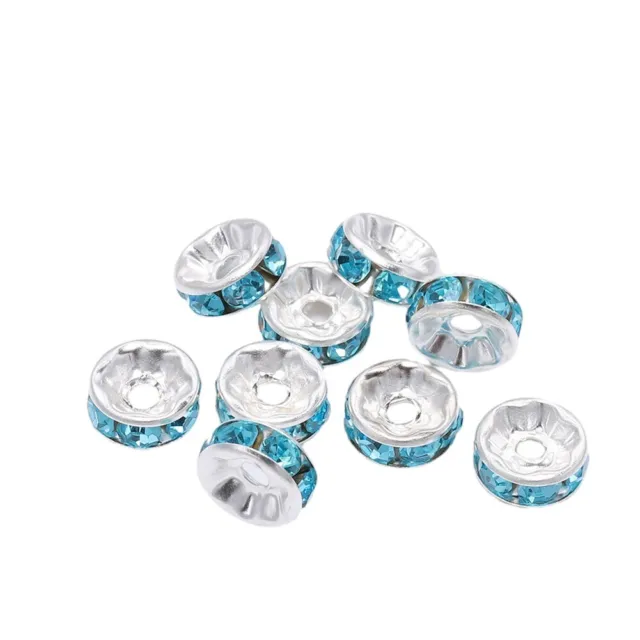 Vente en gros 10 mm strass cristal lot de 50 pièces pour la fabrication de bijo