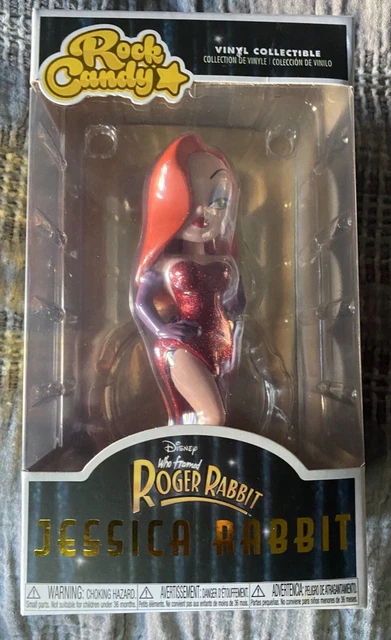 FUNKO WHO FRAMED Roger Rabbit Jessica Rabbit Rock Candy Vinyl Figure ...