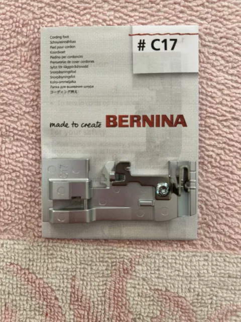 Genuine Bernina #C17 Cording foot for the L890 serger