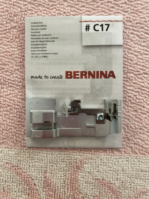 Genuine Bernina #C17 Cording foot for the L890 serger Genuine Bernina #C17 Cording foot for the L890 serger