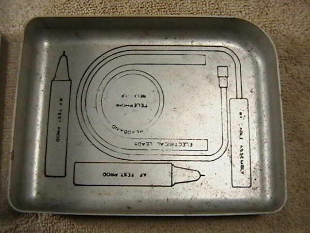 Vintage Navy Radio Test Equipment Box,Telephone,Reciever,Prod,Cable Assembly 3