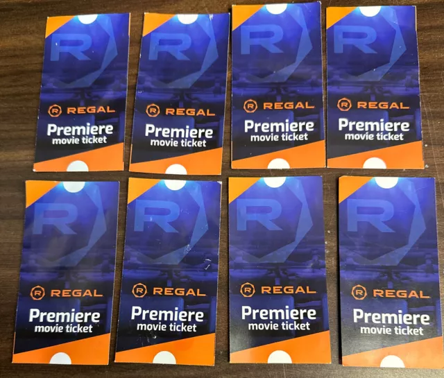 Regal Movie Tickets (Lot of 8)