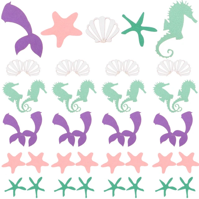 100 pezzi coriandoli coda di sirena per festa di compleanno, coriandoli,