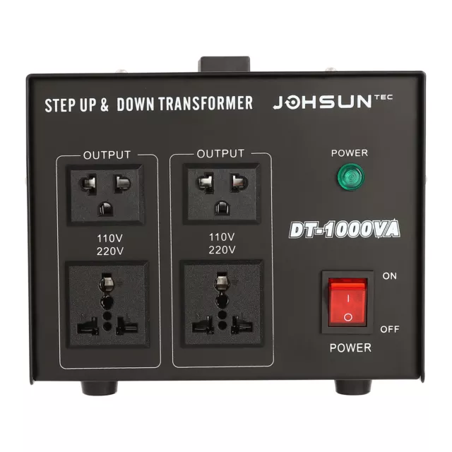 800W Convertisseur de Tension  220V - 110V Transformateur Step Up&Down Machine 3