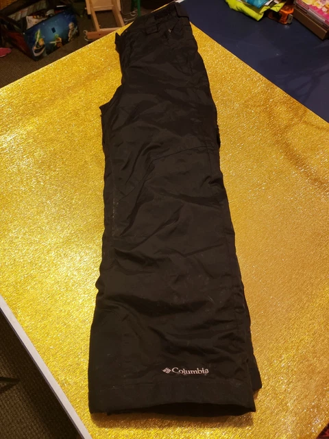 COLUMBIA Bugaboo Snow Pants Youth Boys Girls Unisex size M medium black EUC
