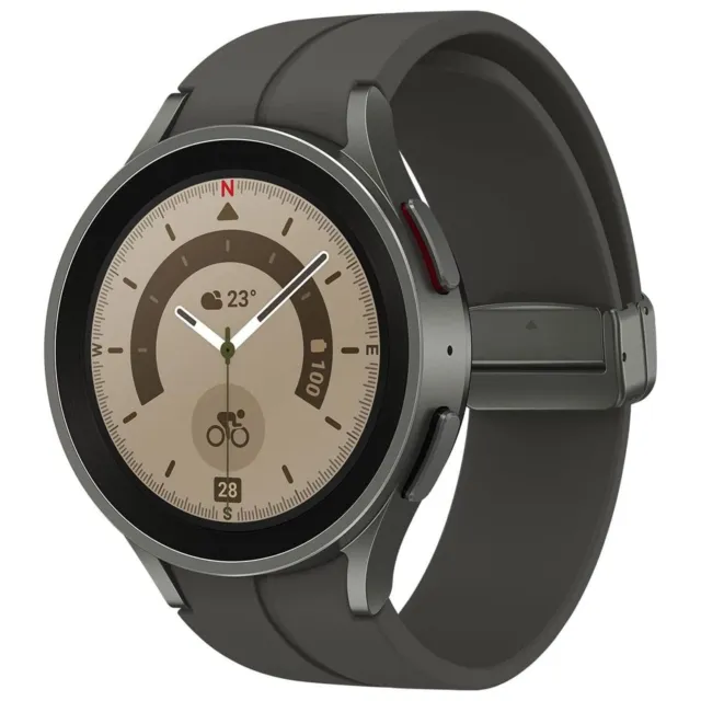 Samsung Galaxy Watch5 Pro 45mm Smart Watch Grey Titanium SM-R920NZTAEUA