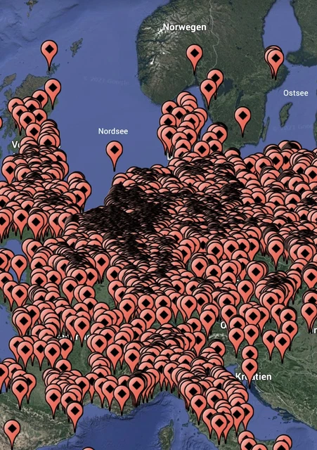 Lost Places Google Maps Karte Urbex Elite LOST PLACES KARTE / Urbex Map Europa / Lieferung Innerhalb 1h EUR 11,99