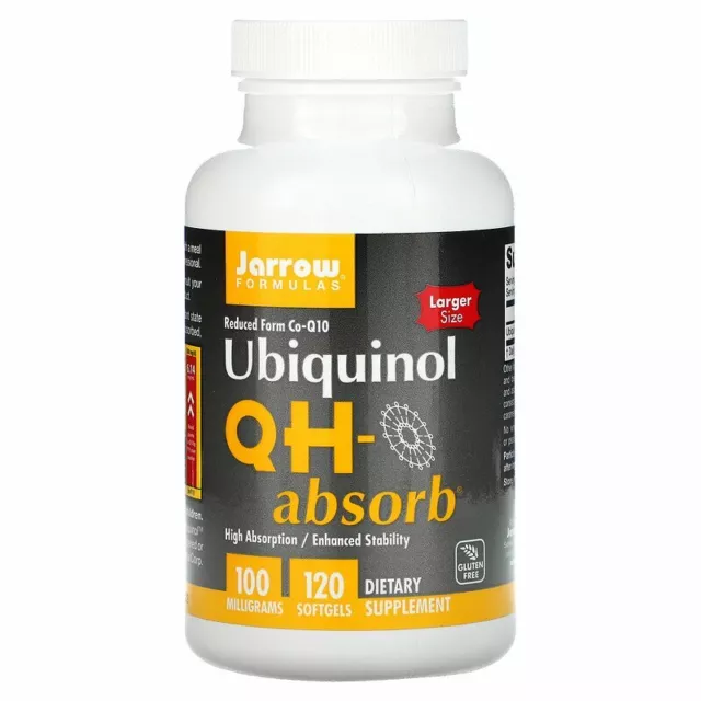 Jarrow Formulas Ubiquinol, Qh-Absorb, 100 Mg, 120 Weichkapseln