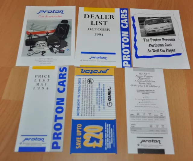 Proton Lot 1994 Brochure Prospekt