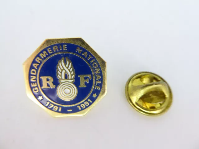 Pin's Pins Pin Badge GENDARMERIE BICENTENAIRE 1791-1991 BICENTENNIAL ! TOP ! S2