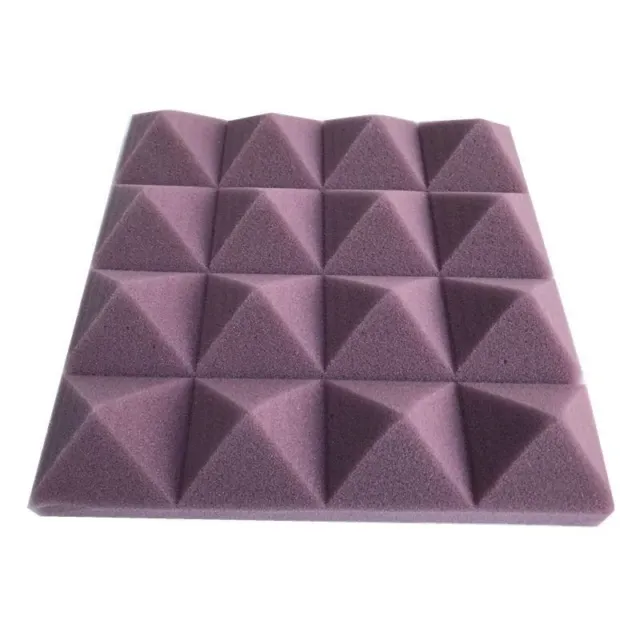"Set of 12 Soundproofing Foam Panels - Reduce Noise and Enhance Acoustics