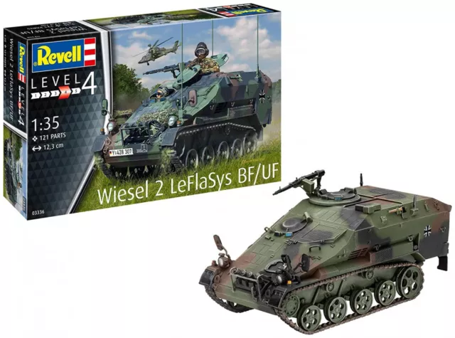 Revell 03336 Wiesel 2 LeFlaSys BF/UF scale 1:35 Levell 4 of 12 Years