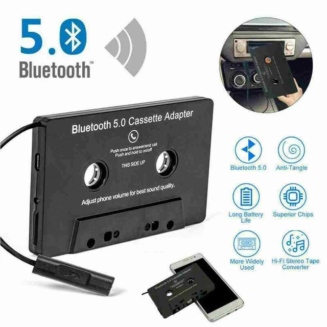 BLUETOOTH 5.0 CAR Audio Stereo Cassette Adapter CD Converter Tape HotXRE K3W9, 10.37 PicClick