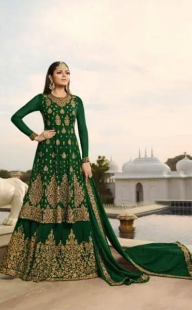 Salwar kameez Party Wear Anarkali Dress Bollywood Pakistani Indian Wedding Suit