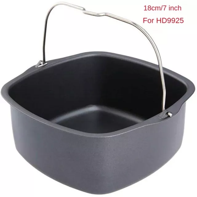 7-Inch Baking Basket for  9925/9860/9905/01 Air Fryer Cake  Non-Stick1804