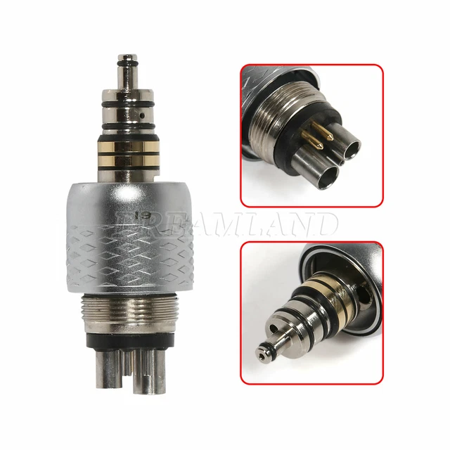 Dental Quick Coupling Coupler AZ229-GW 6 Holes Roto Fiber Optic Handpiece RMKX