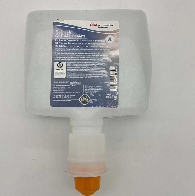 Deb 1.2 Liter Refill Clear Refres Scented Hand Cleaner