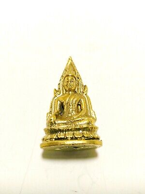 Thai Antique Phra Phuttha Chinnarat Buddha Grace Amulet Holy Talisman Fetish