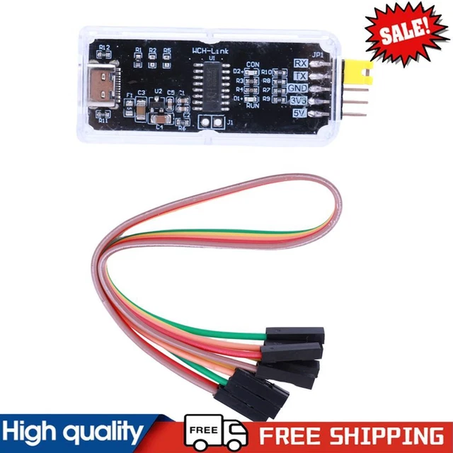 WCH LinkE CH32V003 EVT MCU Dowoad-debugger RISC-V architectuur MCU/SWD- interface ARM-chip 1 seriële poort naar USB-kanaal  502