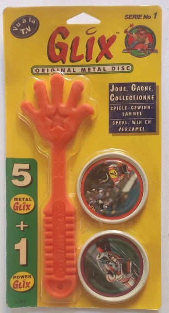 LOT DE 5 SACHETS GLIX - ORIGINAL METAL DISC / Neuf Vert EUR 13,90