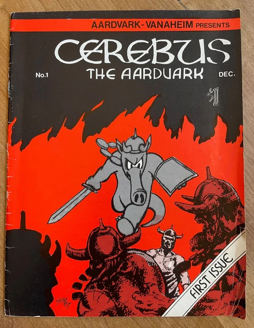 Real uncounterfeit Cerebus the Aardvark #1, FN 6.0 or FN+ 6.5