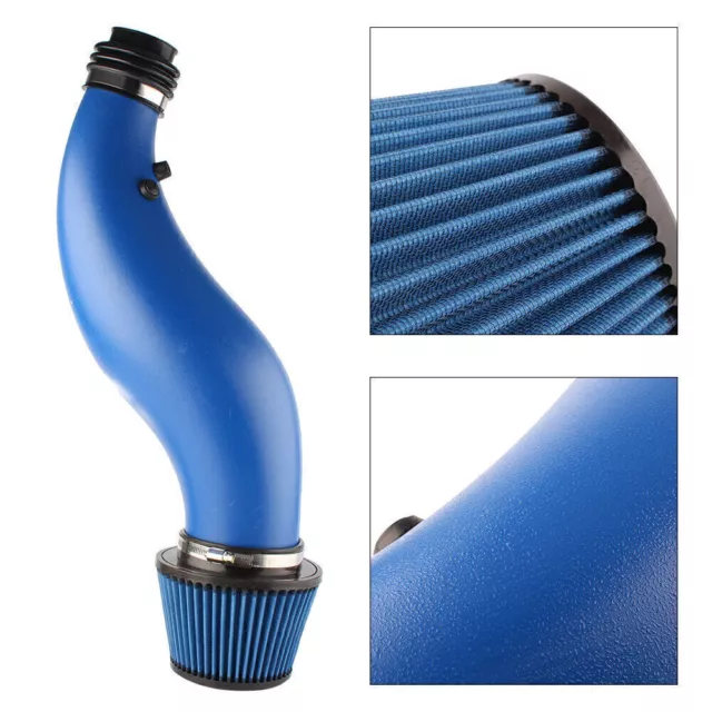 1x Air Intake Pipe For Honda Civic 92-00 EK EG With Air Filter Intake Pipe Blue