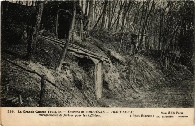 MILITARY CPA Environs de Compiégne-Tracy le val (317095)