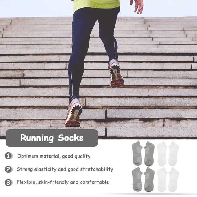4 Pairs Men Short Stocking Combed Cotton Socks Cycling Socks Men Sports 11