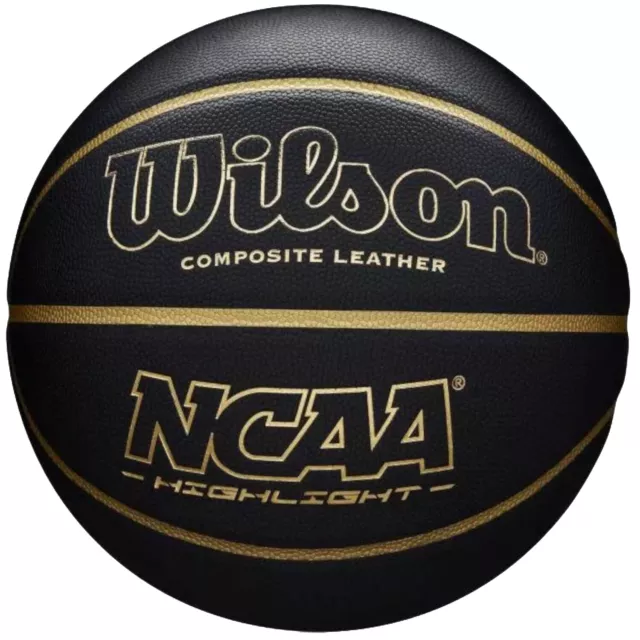 Wilson NCAA Highlight 295 Basketball WTB067519XB, ballons de basket, Noir