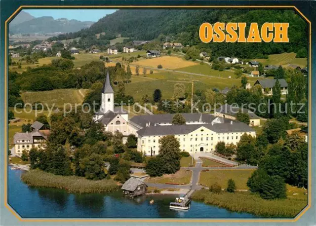 73362097 Ossiach Stiftskirche ehemalige Benediktinerabtei Fliegeraufnahme Ossiac