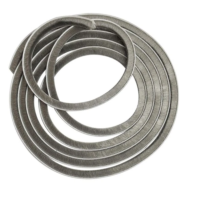 Bande D'étanchéité Coupe-froid Pour Porte - Noir, 6m X 10x6 Mm - Pour Espace 4-5 Mm - Uxcell