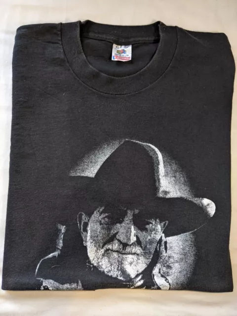 Willie Nelson Vintage T Shirt Single Stitch Band Tour 90s