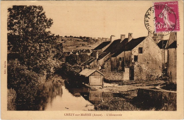 CPA CHEZY-sur-MARNE Le glacis (157031)