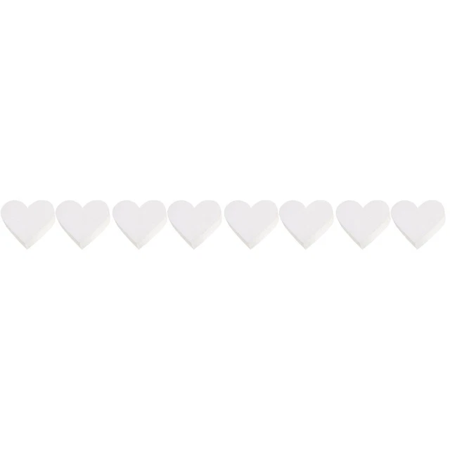 8 pz schiuma a forma di cuore fai da te pratica piccole schiume torta manichini torta manichino torta