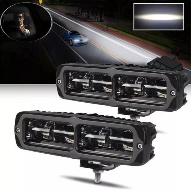 6inch LED Work Light Bar Spot Pods Fog Lamp Offroad Driving Truck 4WD SUV ATV