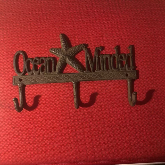 Wrought Iron Triple Hook Wall Hanger
