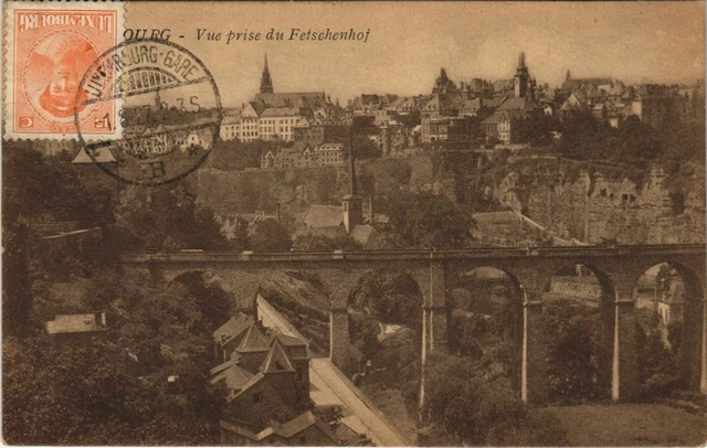 CPA AK LUXEMBOURG, view taken from the Fetschenhof (30578)