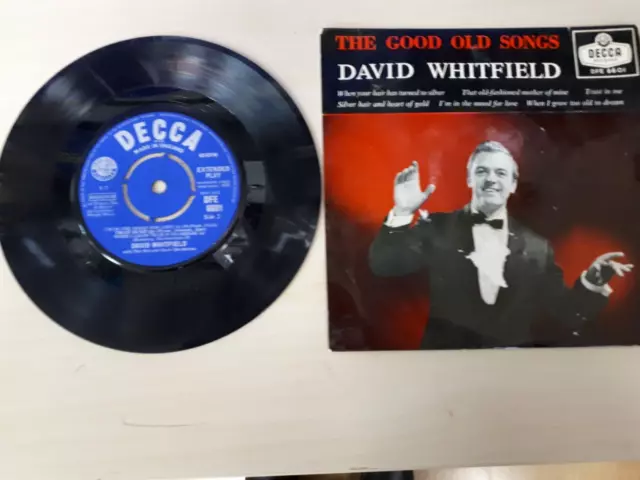 David Whitfield - The Good Old Songs (7", EP, Tri)