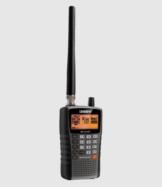 Uniden Bearcat BC125AT Handheld Analog Scanner **Loose In Box / Complete**