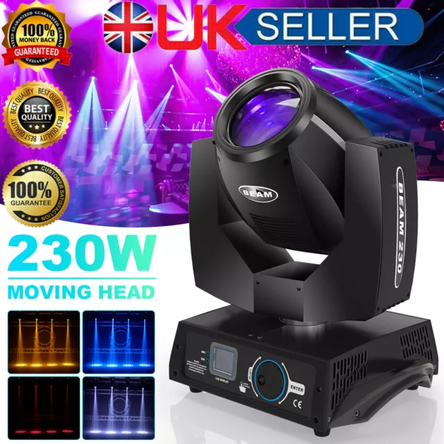 7R Sharpy 230W Zoom Moving Head Beam Light 8+16Prism DJ Club Party Stage Lights