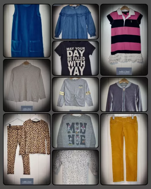 #52 Bundle Of Girls Clothes Age 4-5 Years Next Zara H&M Ralph Lauren George