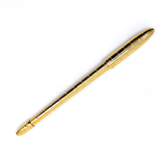 Louis Vuitton Ballpoint Pen Agenda Note Daily Planner Gold Metal GM 11cm