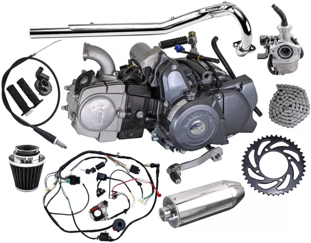 Lifan 125cc 4 Stroke Semi Auto Engine Motor Kit for Honda CRF50 CT70 CT110 CT90