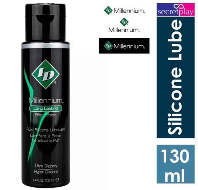 ID Millennium Lube 130 ml | Silicone Based Lubricant | Long Lasting Slippery