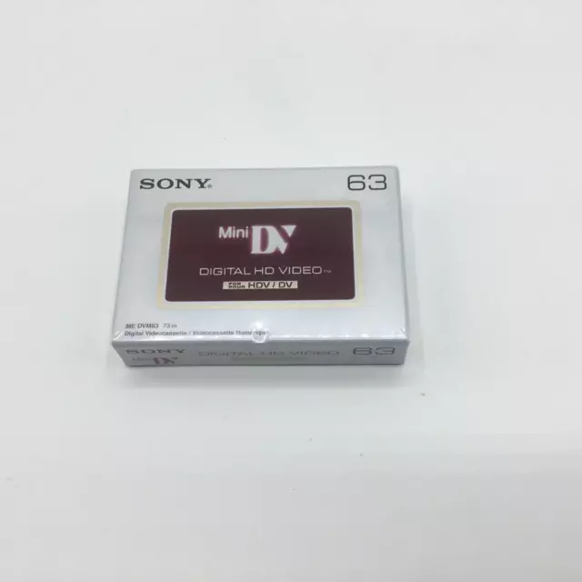 Cassette MiniDV Sony DVM-63HD - HD Mini-DV Caméscope
